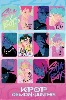 Poster K-Pop Demon Hunters - Light and Dark