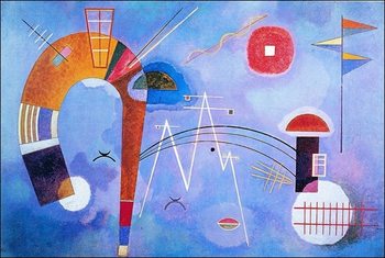 Kandinsky - Curva E Spigoli Art Print