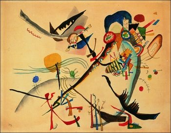 Kandinsky - Study For Blue Segment Art Print