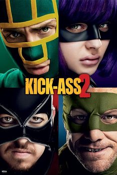 KICK ASS 2 - cast Poster