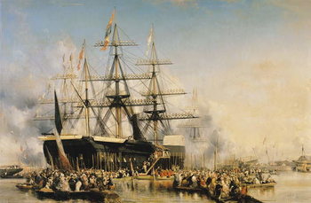 Poster King Louis-Philippe  Disembarking at Portsmouth