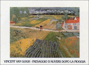 Landscape at Auvers after the Rain, 1890 Art Print