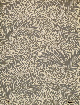 Плакат Larkspur, wallpaper design, 1872