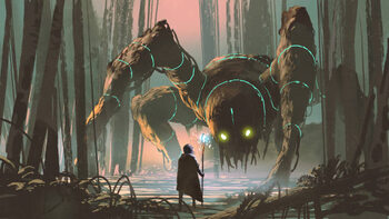 Poster legendary creature of dark forest