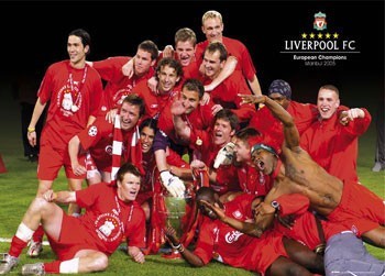 Poster Liverpool - Euro celebration