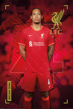 Poster Liverpool FC - Virgil Van Dijk