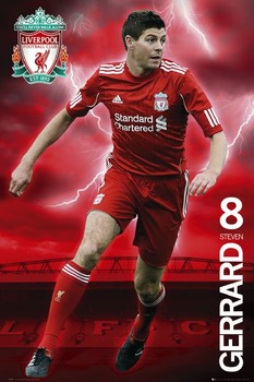 Poster Liverpool - gerrard 2010/2011