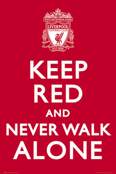 Плакат Liverpool - keep red