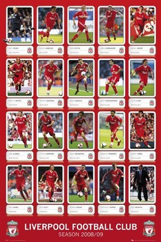Poster Liverpool - profiles 08/09