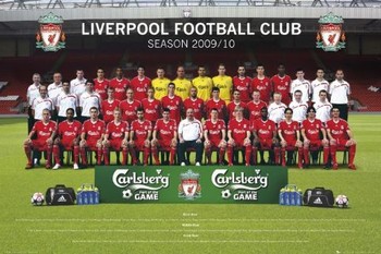 Poster Liverpool - Team photo 09/10