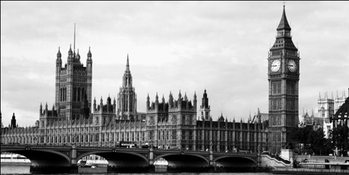 London - Houses of Parliament and Big Ben Art Print
