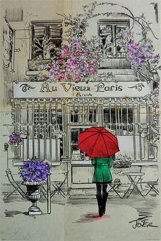 Poster Loui Jover - Au Vieux Paris
