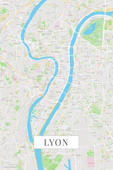 Canvas Print Lyon color