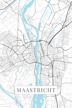 Poster Maastricht white