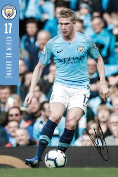 Poster Manchester City - De Bruyne 18-19