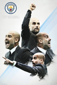Poster Manchester City - Guardiola 16/17