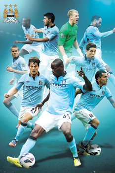 Poster Manchester City - players 12/13