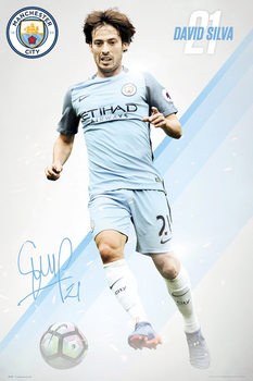 Poster Manchester City - Silva 16/17