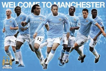 Poster Manchester City - stars 2010