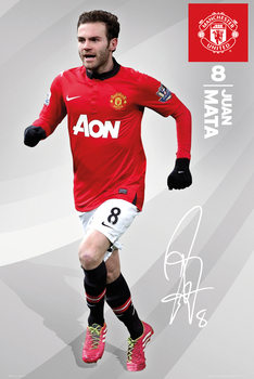 Poster Manchester United FC - Mata 13/14