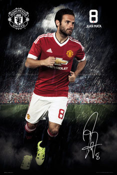 Poster Manchester United FC - Mata 15/16