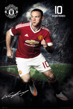 Poster Manchester United FC - Rooney 15/16