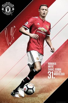 Poster Manchester United - Matic 17/18