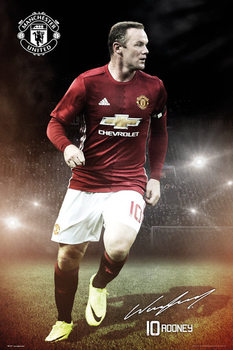 Poster Manchester United - Wayne Rooney 16/17