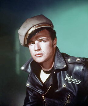 Poster Marlon Brando, The Wild One 1953 Directed By Laslo Benedek