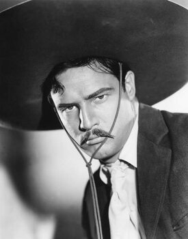 Poster Marlon Brando, Viva Zapata ! 1952 Directed By Elia Kazan