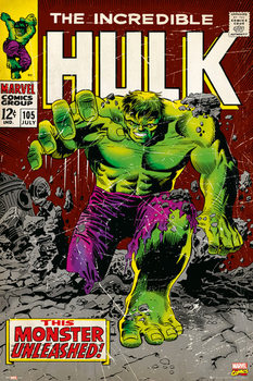 Плакат MARVEL - hulk comic