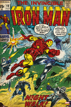 Плакат MARVEL - iron man comic