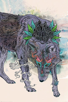 Mat Miller - Journeying Spirit - Wolf Poster