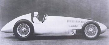 Poster Mercedes Benz Grand Prix racing car, 1939