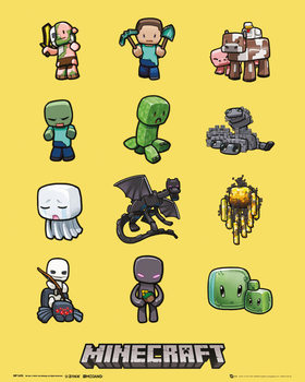 Плакат Minecraft - Characters