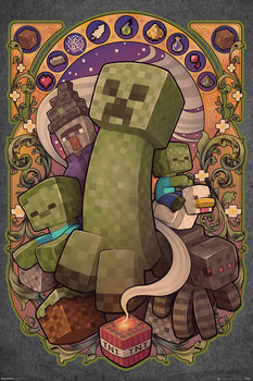 Poster Minecraft - Creeper Nouveau