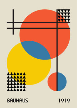 Poster Minimal vintage 20s geometric design posters,