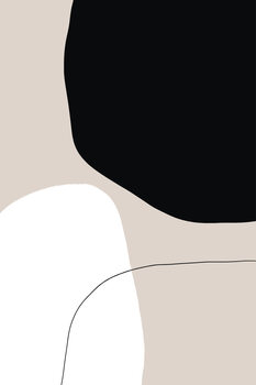 Poster Monochrome Shapes