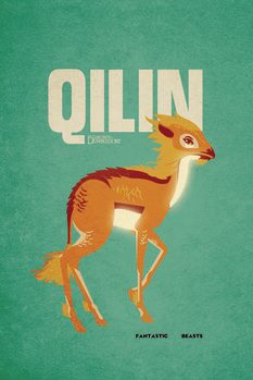 Poster Monstros Fantásticos  - Qilin