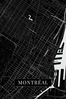 Poster Montreal black