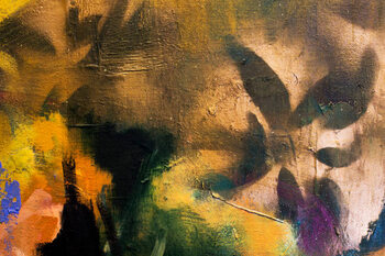 Плакат Multi-colored Abstract oil on canvas background