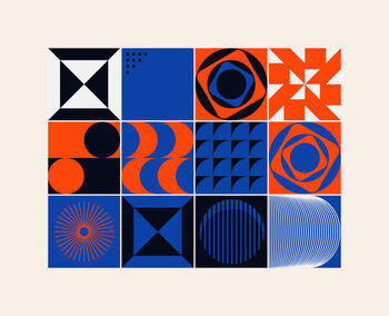 Poster Neo Modernism Artwork Pattern Design
