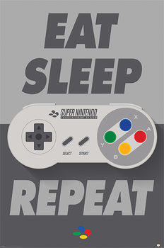 Poster Nintendo - SNES Controller