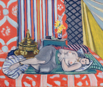 Poster Odalisque in grey culottes, 1927