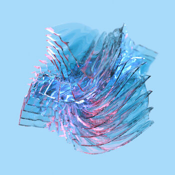 Poster Organic Glass Sculpture,  c.2015-2025