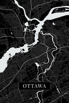 Canvas Print Ottawa black