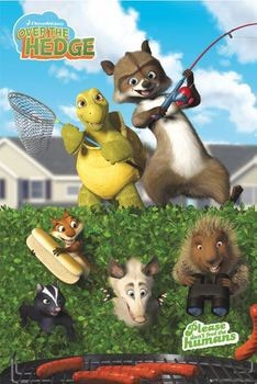 Poster Over the Hedge - humans