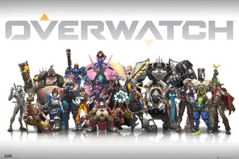 Poster Overwatch - Characters Centred