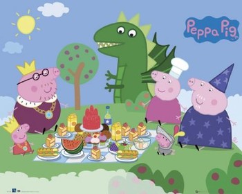Poster PEPPA PIG - picnic