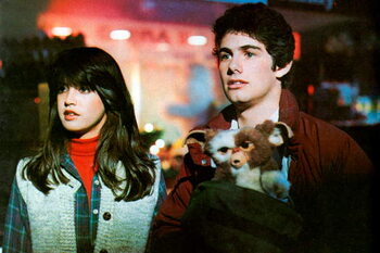 Canvas Print Phoebe Cates and Zach Galligan